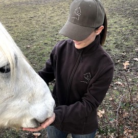 Veste polaire épaisse zippée femme