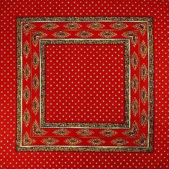 Foulard provençal "Lavandou" 55x55